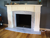 Contemporary Mantle - Project Gallery - Hayes Woodworks