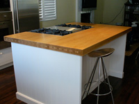 Island Countertop of Maple - Project Gallery - Hayes Woodworks